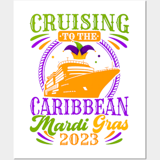 Cruising To The Caribbean Mardi Gras 2023 Cruising Party Posters and Art